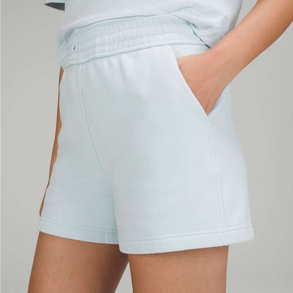 lululemon Loungeful High-Rise Short 4” Powder Blue